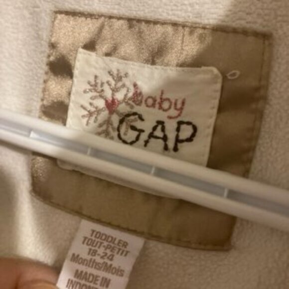 #12 Baby Gap Down Parka Gold, Size Toddler 18-24 Months - Picture 5 of 8